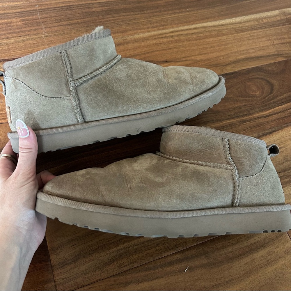 Ugg Ultra Mini Boots in Antelope - Picture 3 of 9